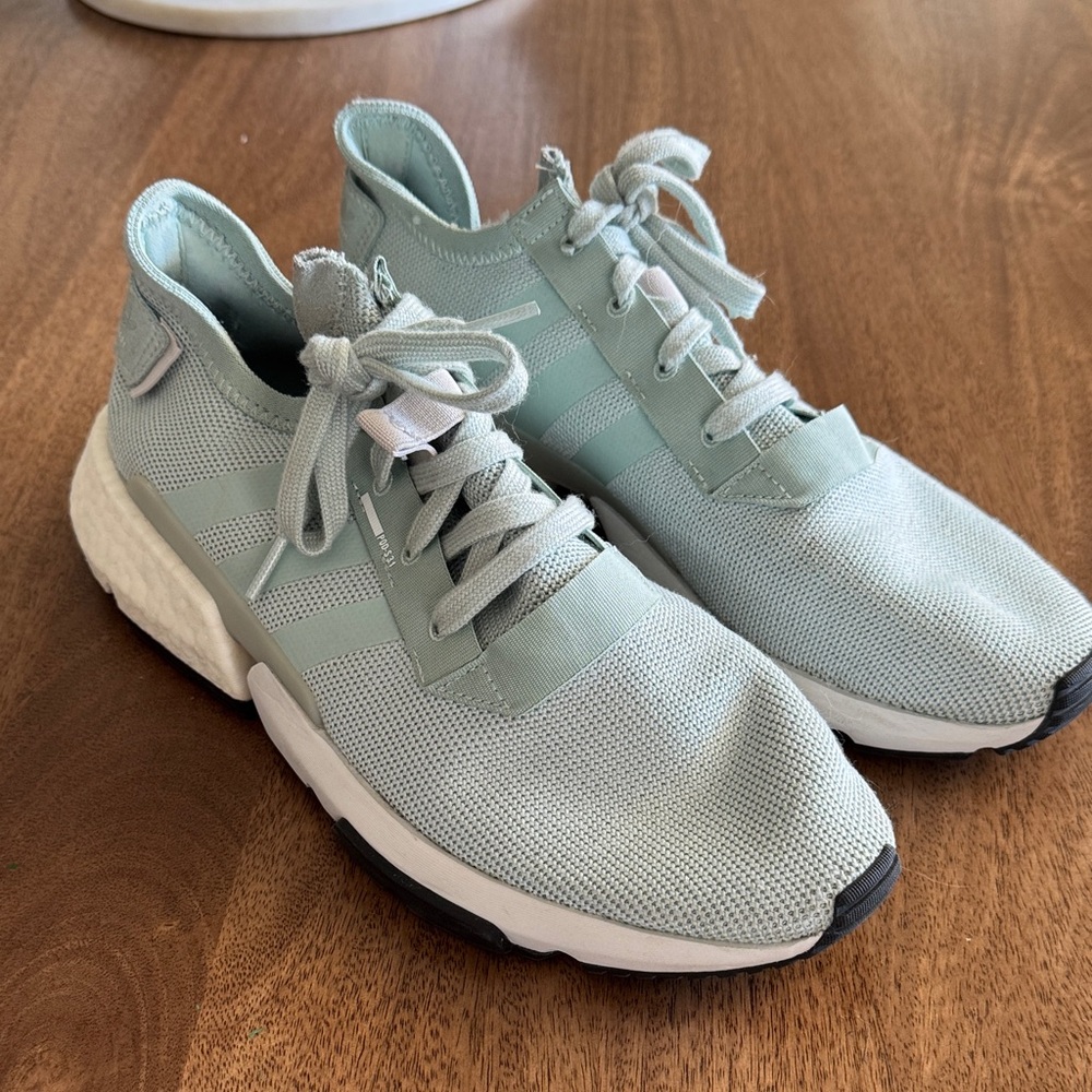 Adidas NMD mint color workout shoes